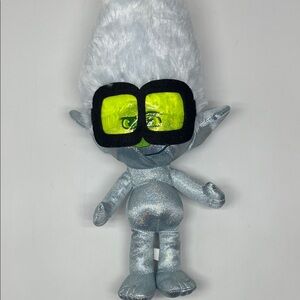 Trolls Silver and Yellow Stuffed Animal